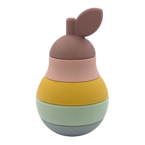 Silicone Stacking Puzzle - Pear