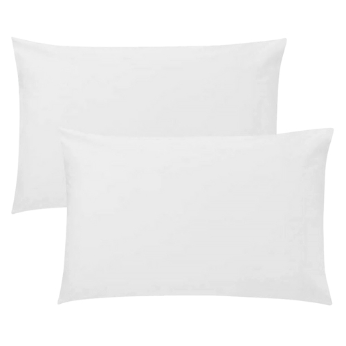 2 Pack Toddler Pillowcases - White