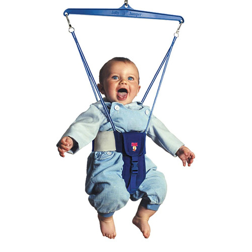 The Deluxe Jolly Jumper With Foot Rattles