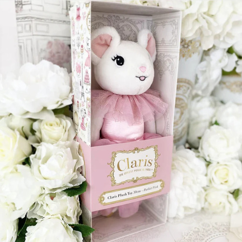 Claris The Mouse Parfait Pink Plush Toy