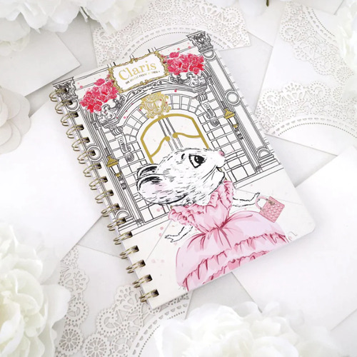 Claris The Mouse A5 Spiral Notebook