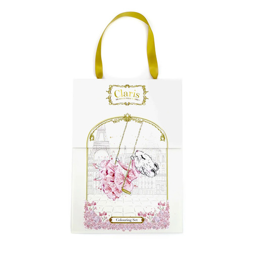 Claris The Mouse Ribbon Handle Boxed Colouring Set