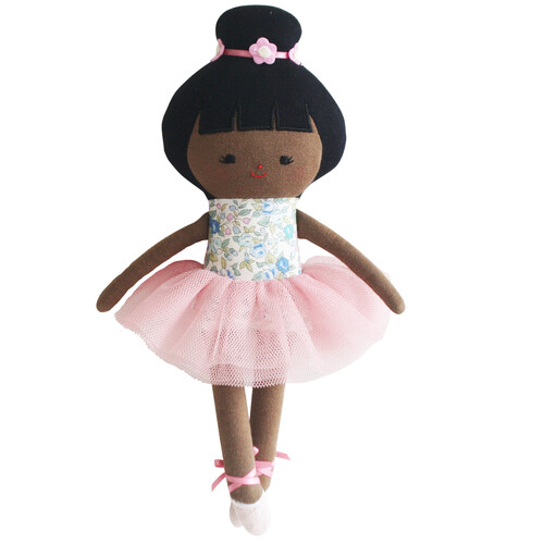 Baby Ballerina Doll - Blue Floral