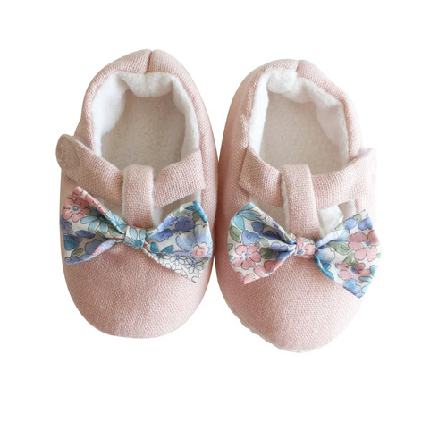 Bow Booties - Liberty Blue