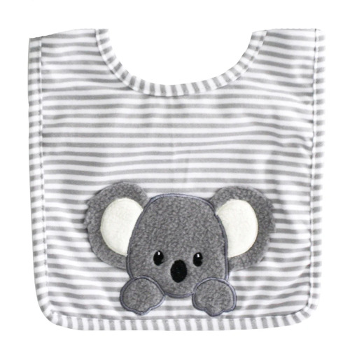 Baby Koala Bib - Grey