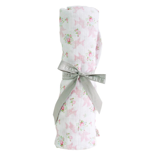 Muslin Cotton Swaddle - Sweet Birds