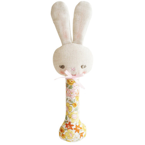 Bunny Stick Rattle - Sweet Marigold