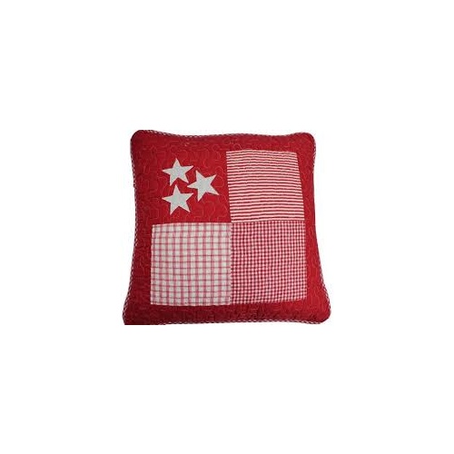 Lachlan Red Square Cushion