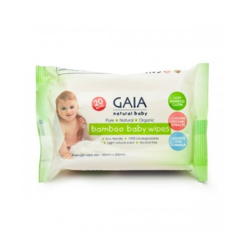 Bamboo Baby Wipes - 20 Pack