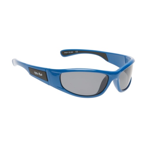 Blue Frame Smoke Lens Sunglasses
