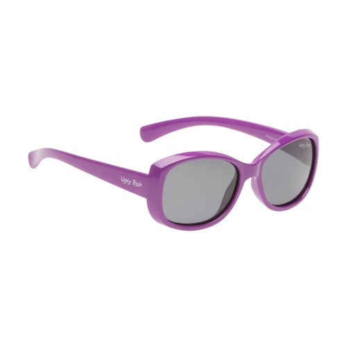 Purple Frame Smoke Lens Sunglasses