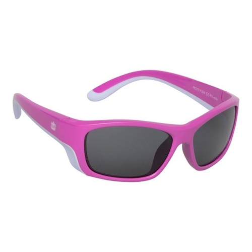 Purple Frame Smoke Lens Sunglasses