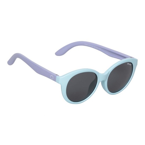 Blue And Purple Frame Smoke Lens Sunglasses