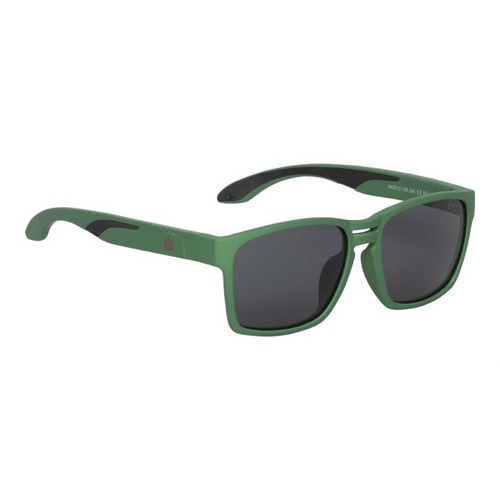 Green Frame Smoke Lens Sunglasses