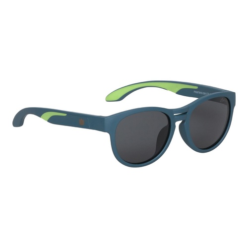 Teal Frame Smoke Lens Sunglasses