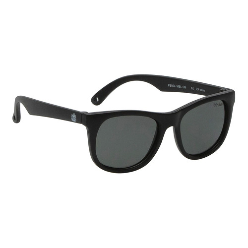Matt Black Frame Smoke Lens Sunglasses