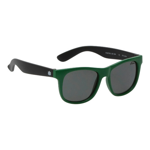Green And Black Frame Smoke Lens Sunglasses