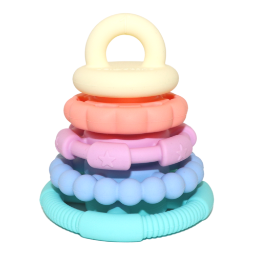 Silicone Rings Rainbow Stacker - Pastel