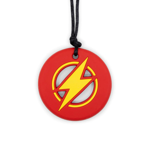 Silicone Pendant Necklace - Strike Energy Red