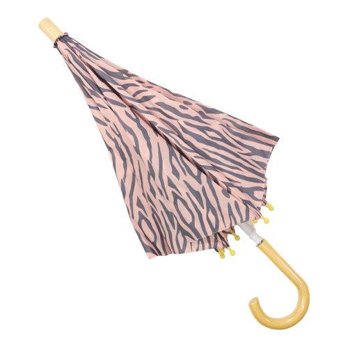 Tiger Stripes Umbrella - Dusty Pink