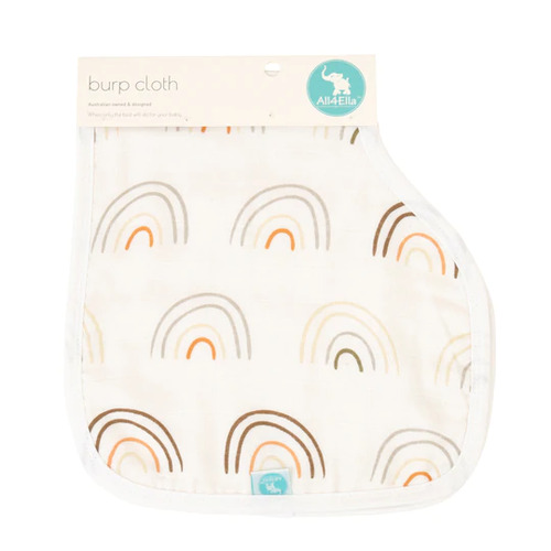 Burp Cloth - Earth Rainbow