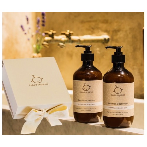 bubba organics Baby Bath + Body Gift Box - Australian Goats Milk