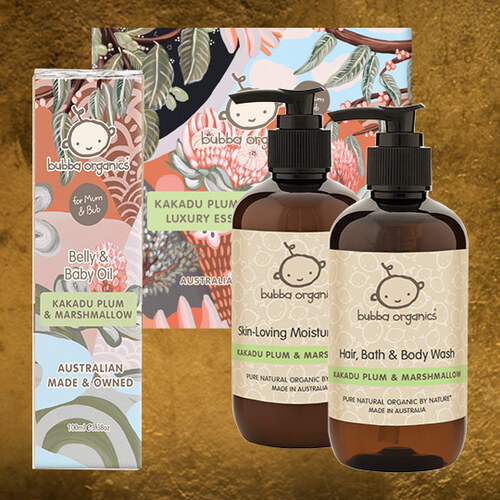 bubba organics Luxury Essentials Gift Box - Kakadu Plum + Marshmallow