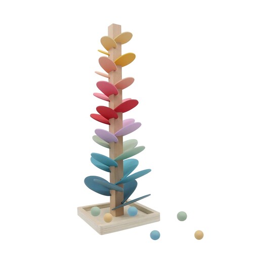 Wooden Calm + Breezy Run Ball Singing Tree - Pastel