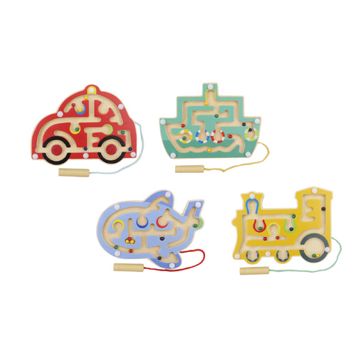 Wooden Toy | Magnetic Labyrinth | Transport