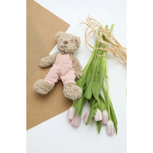 Soft Toy | Teddy Bear | Baby Honey Bear [Baby Pink, Overalls]