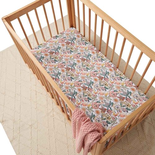 Fitted Cot sheet - Australiana