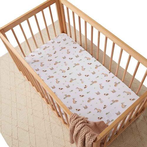 Fitted Cot Sheet - Fox 