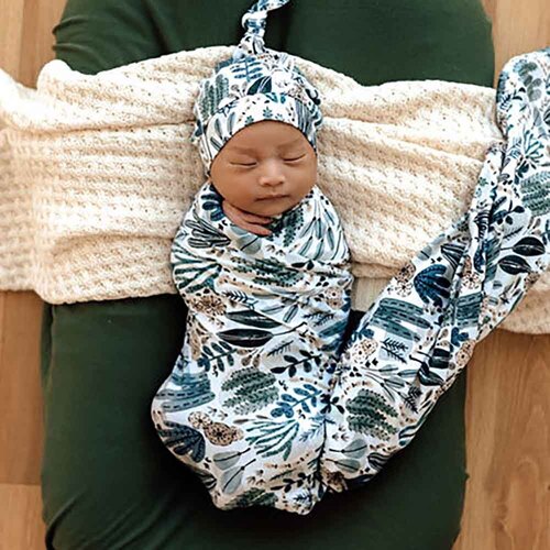 Baby Jersey Wrap & Beanie Set - Arizona
