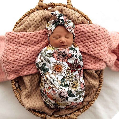 Snuggle Swaddle & Topknot Set - Australiana