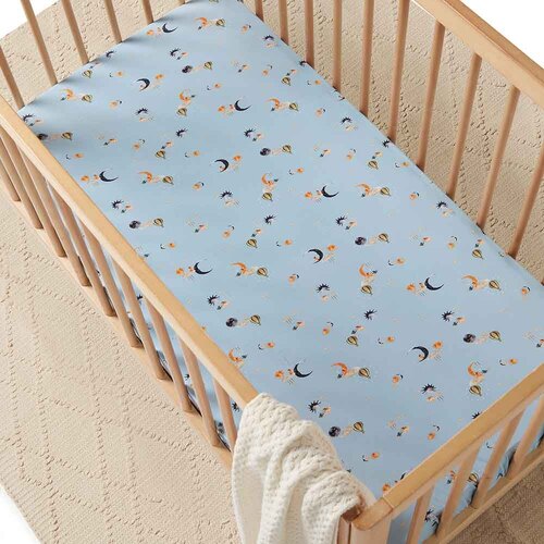 Fitted Cot Sheet - Dream