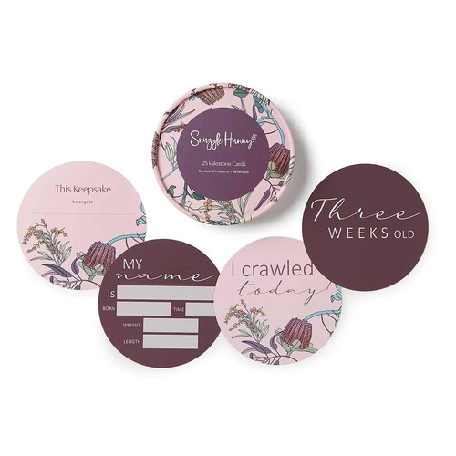 Reversible Milestone Cards - Banksia And Mulberry