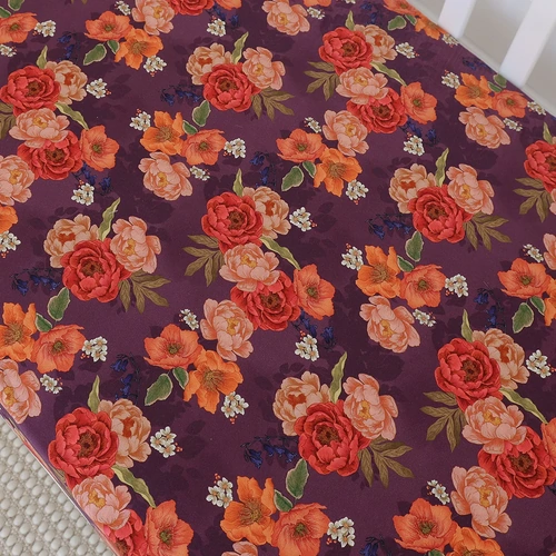 Organic Fitted Cot Sheet - Sienna