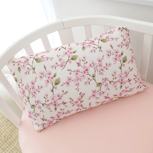 Organic Toddler Pillowcase - Cherry Blossom