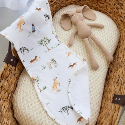 Organic Burp Cloth - Dog Park