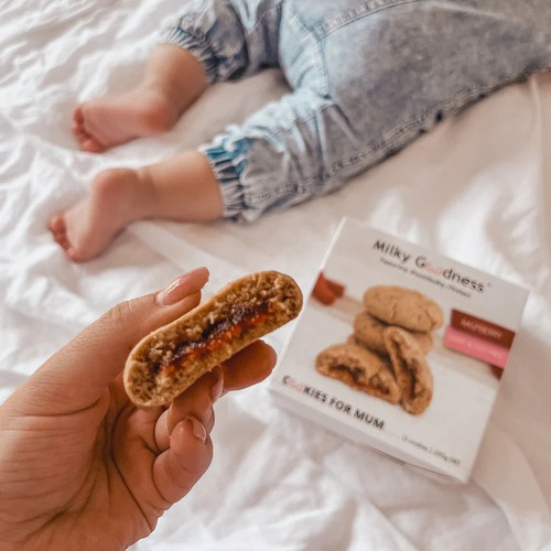 Milky Goodness Lactation Cookies - Raspberry