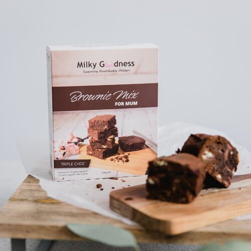 Milky Goodness Brownie Mix For Mum - Triple choc 