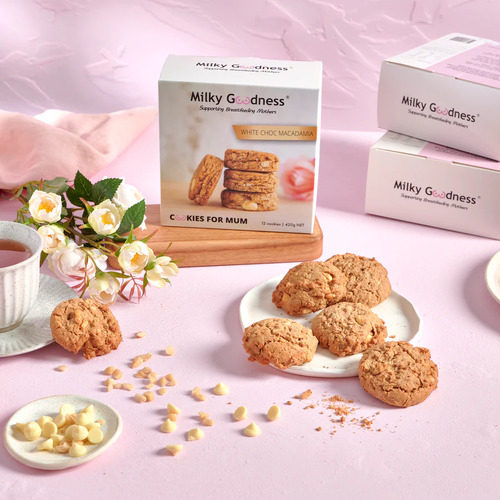 Milky Goodness Lactation Cookies - White Choc Macadamia