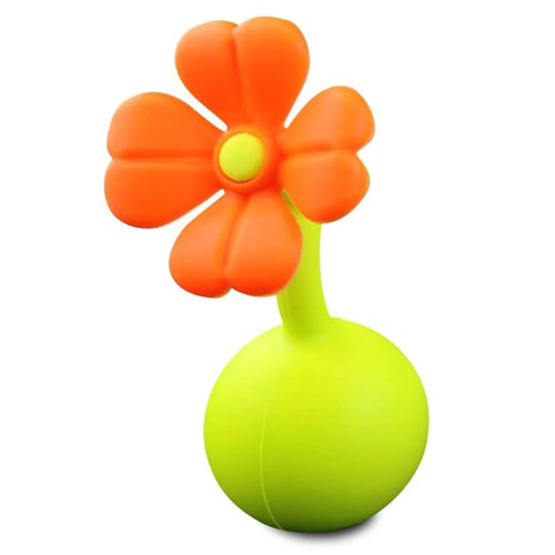 Silicone Flower Stopper - Orange