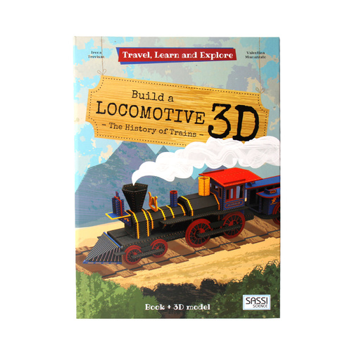 Travel, Learn And Explore Build A Locomtive 3D Train