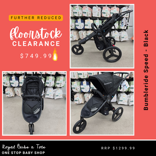 Bumbleride Speed Pram - Matt Black