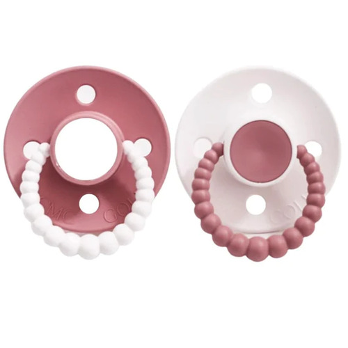 CMC Bubble Dummies (Set Of 2) Size 1 - ICE CREAM - LEMON SORBET/STRAWBERRY