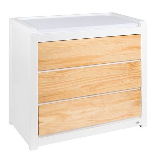 Cocoon Luxe Change Area/Chest  - White And Natural