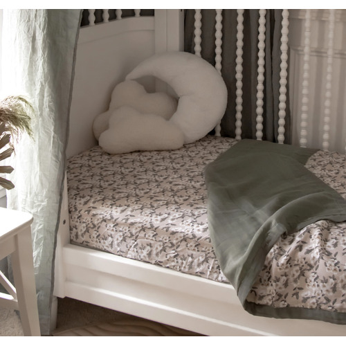 Pop Ya Tot Muslin Cot Sheet - Little Gem