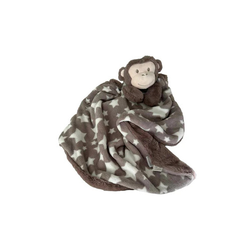 Cutesy Wootsy Jumbo Security Blanket - Finn The Monkey 