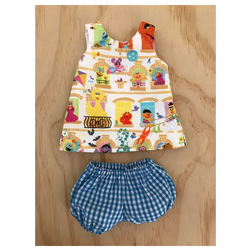 Dolls Dress Set - Pinny Sesame Street